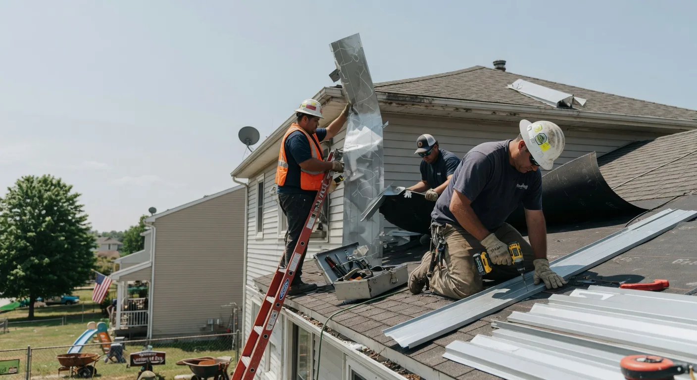 Metal Roof Repair in Owensville, IN